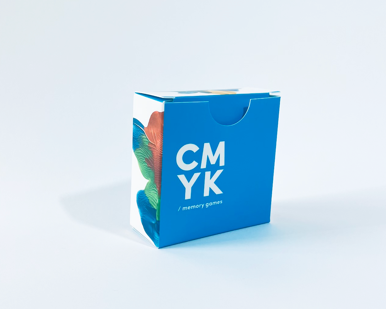 Memory games - CMYK The abstract matching cards- side box